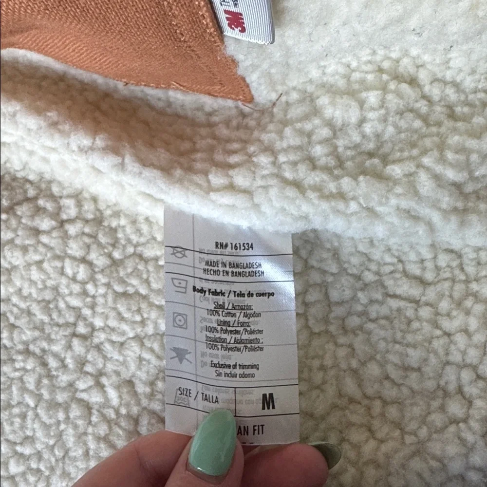 EDDIE BAUER Multi Pocket Berber Lined Jacket